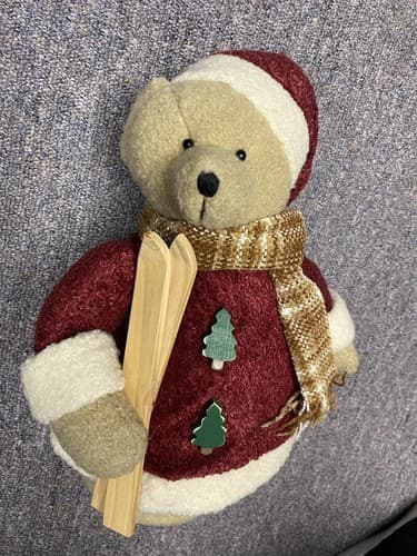 Target Santa Plush Bear With Sand Standing Bottom - Thumbnail 2