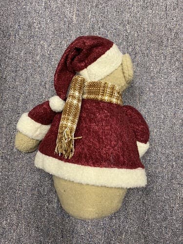 Target Santa Plush Bear With Sand Standing Bottom - Thumbnail 4