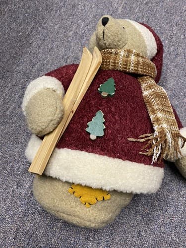 Target Santa Plush Bear With Sand Standing Bottom - Thumbnail 3