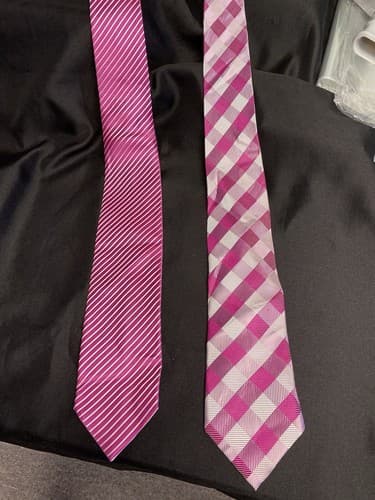 Countess Mara 2 Silk Ties 60" 58" 56"Long 3 1/2" Wide - Thumbnail 3