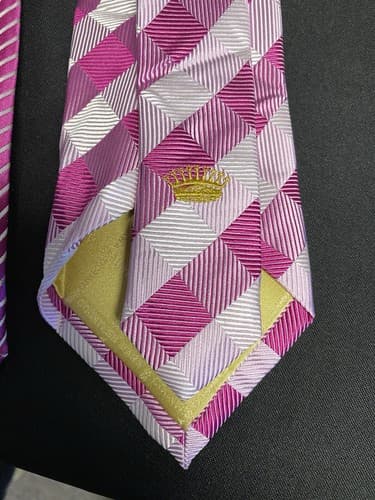 Countess Mara 2 Silk Ties 60" 58" 56"Long 3 1/2" Wide - Thumbnail 6