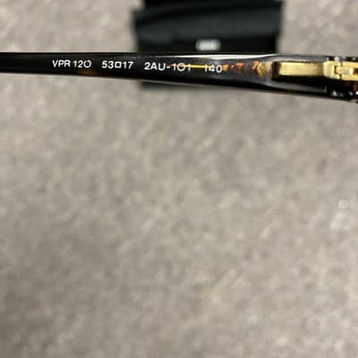 Prada Eyeglasses VPR 12O 2AU-1O1 Dark Havana Butterfly Frame Italy 53 17 140 - Thumbnail 4