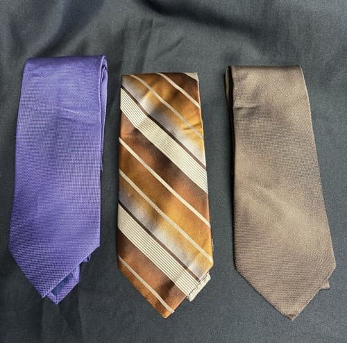 Joseph Abboud Ties Lot Of 3 100% Silk - Image 1