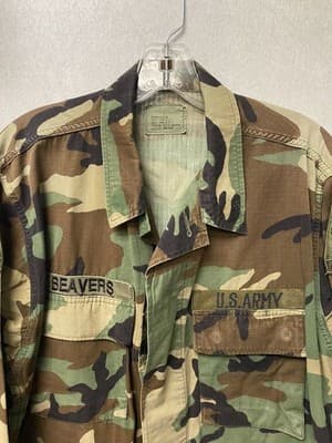 Custom US Army Camouflage Jacket Size Med NAW BIGGER! - Thumbnail 3