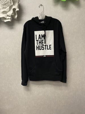 Motivation Apparel Black Men’s Hoodie Size Large - Image 1