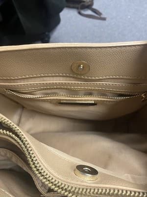 Madison West Womens Crossbody Purse Handbag Tan Vegan Leather - Thumbnail 10