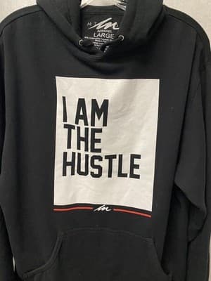 Motivation Apparel Black Men’s Hoodie Size Large - Thumbnail 3