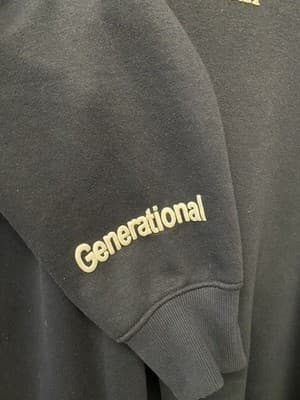 Currency Exchange blue Sweatshirt size 4XL - Thumbnail 5