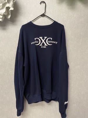 Currency Exchange blue Sweatshirt size 4XL - Image 1