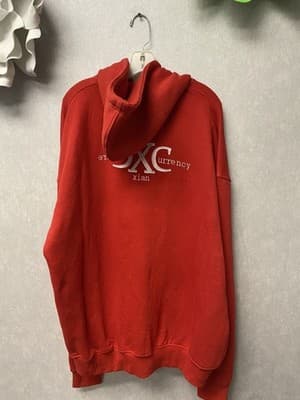 Currency Exchange Red/White Hoodie Size 5XL - Thumbnail 7