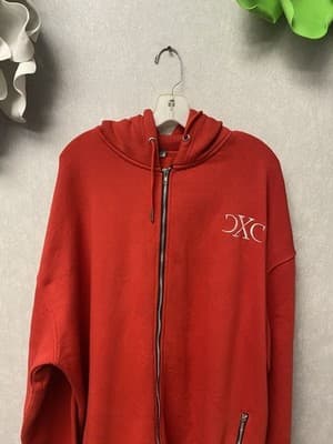 Currency Exchange Red/White Hoodie Size 5XL - Thumbnail 2