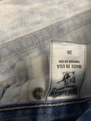 True Religion Men's Jeans Ricky Relaxed Straight 36x33 - Thumbnail 13