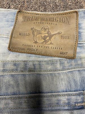 True Religion Men's Jeans Ricky Relaxed Straight 36x33 - Thumbnail 3