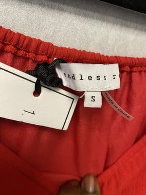 Endless Rose Red Ruffled Romper Size Small - Thumbnail 5