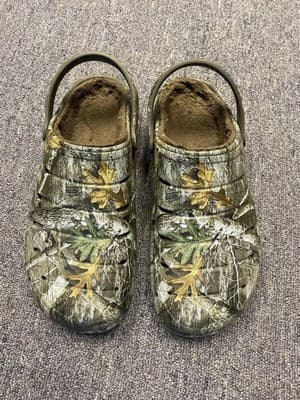 Rugged Shark RealTree Camoflauge Men Camo Lined Sherpa EVA Clogs Sandals 9 - Image 1