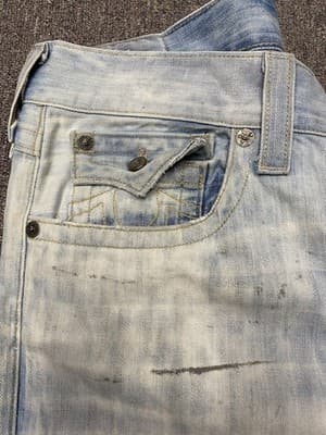 True Religion Men's Jeans Ricky Relaxed Straight 36x33 - Thumbnail 8