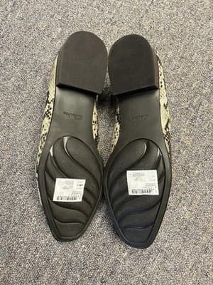 Clarks Collection Womens Juliet Palm Taupe Snake Print Loafers Size 7.5 - Thumbnail 6