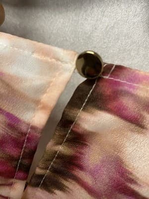 Jennifer Lopez Blouse Womens Size Large Short Sleeves Pink Floral Top Hi Lo - Thumbnail 5