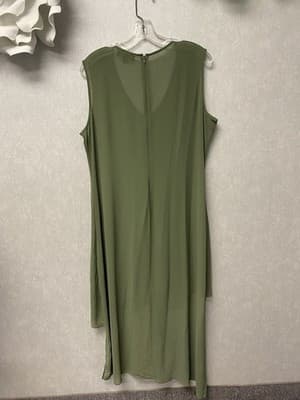Nene Leaks Olive Dress Size 14 - Thumbnail 5