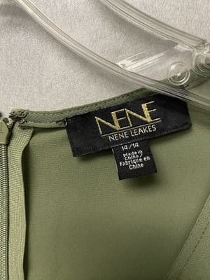 Nene Leaks Olive Dress Size 14 - Thumbnail 3