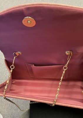 Pink Mini Handbag Crossbody Cocktail Purse - Thumbnail 5