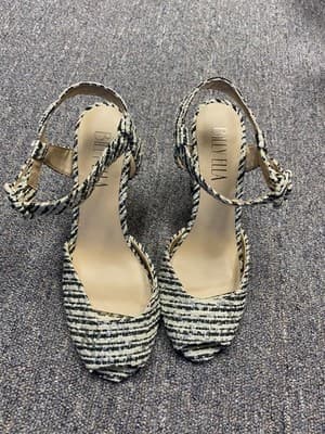 Billy Ella Metallic Boucle Heels Size 8 -Anthologie - Thumbnail 2