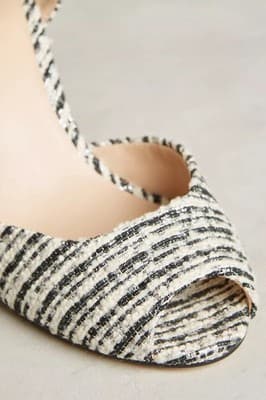 Billy Ella Metallic Boucle Heels Size 8 -Anthologie - Thumbnail 10