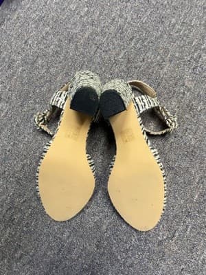 Billy Ella Metallic Boucle Heels Size 8 -Anthologie - Thumbnail 9