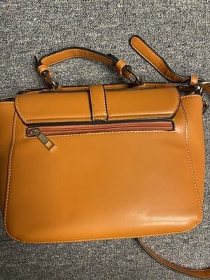 Just Millie Orange /Gold Handbag - Thumbnail 5