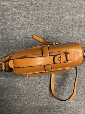 Just Millie Orange /Gold Handbag - Thumbnail 6