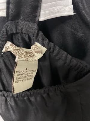 Fun & Flirt Black White Tiered Open Racerback Tank Womens Size Large - Thumbnail 7