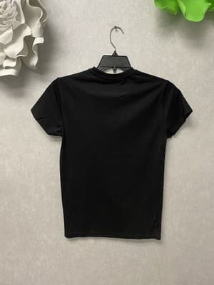 Revamped Black/Pink Boss Girl Spattered T-Shirt Size Small - Thumbnail 5