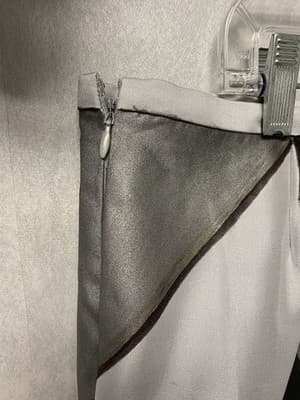 Revamped Gray/Black Angles Hand Painted Pants Size 16 - Thumbnail 6