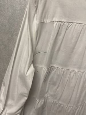 Revamped White Multi Button Down Dress With Pockets Size Large - Thumbnail 8