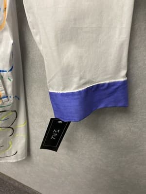 Revamped White Multi Button Down Dress With Pockets Size Large - Thumbnail 5