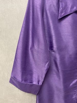 Selene Lilac Dress With Belt Size Small - Thumbnail 3