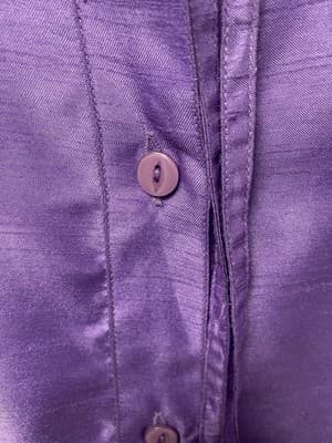 Selene Lilac Dress With Belt Size Small - Thumbnail 4