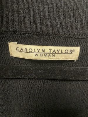 Carolyn Taylor Women’s Black Stoned Neck Sweater Size 3X - Thumbnail 4