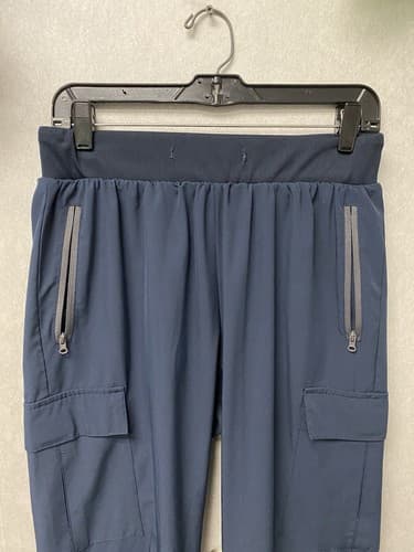 Ljbjn Navy/Grey Cargo Joggers Size Large No Drawstring - Thumbnail 2