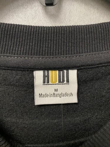 Custom Sweatshirt In Black And White Size Medium - Thumbnail 3