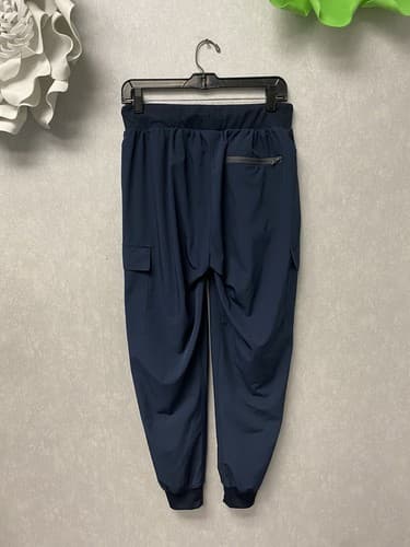 Ljbjn Navy/Grey Cargo Joggers Size Large No Drawstring - Thumbnail 9