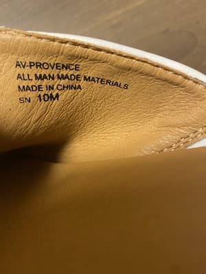 Adrienne Vittadini Sandals Womens White Faux Leather Provence Platform Slide 10 - Thumbnail 8