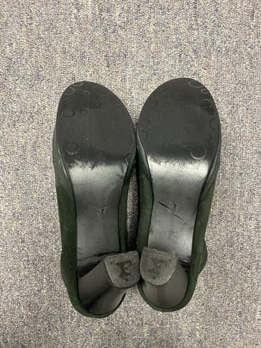 Sam Pendro Green Seude Boots Size 6.5 (37) - Thumbnail 14