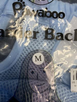 Pawaboo Pet Carrier Backpack, Adjustable Pet Front Cat Dog Carrier Sky Blue - Thumbnail 2