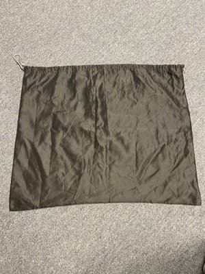 Coach Purse Dust Bag Satin Drawstring Brown Cloth 23.5”x 19" Storage Bag (Clean) - Thumbnail 4