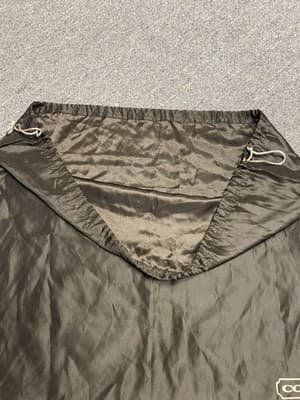 Coach Purse Dust Bag Satin Drawstring Brown Cloth 23.5”x 19" Storage Bag (Clean) - Thumbnail 3