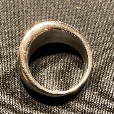 Gold/Silver Stainless Steel Ring Size 11 - Thumbnail 2