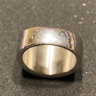 Gold/Silver Stainless Steel Ring Size 11 - Thumbnail 3