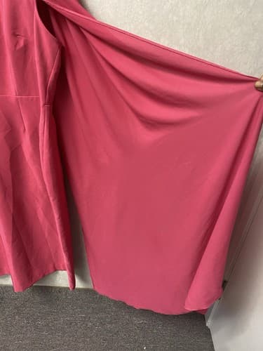 RIVER ISLAND Bright Dress high neck Split Sleeve midi dress. sz 22 - Thumbnail 7