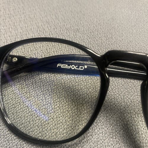 Feiyold TR90 Eyeglasses Optical Frame Glasses Full Rim Black - Thumbnail 2